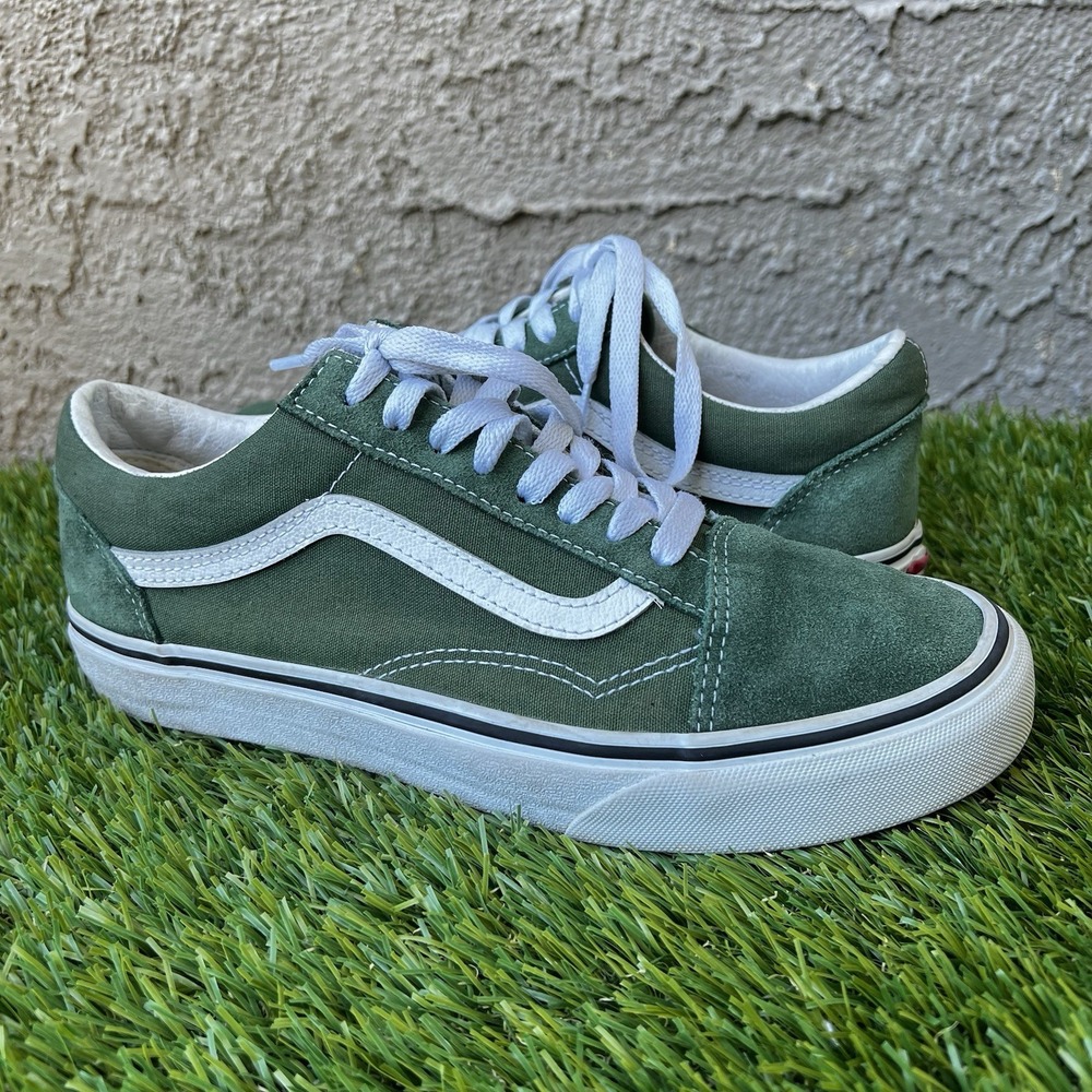 VANS Shoes Men Size 7.5 Women 9 Old Skool Color Theory Duck Green